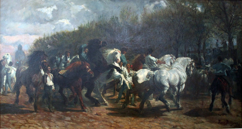 O mercado de cavalos - Rosa Bonheur