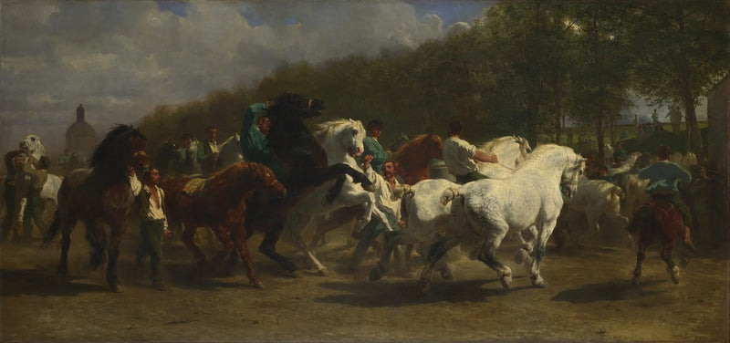 O mercado de cavalos - Rosa Bonheur