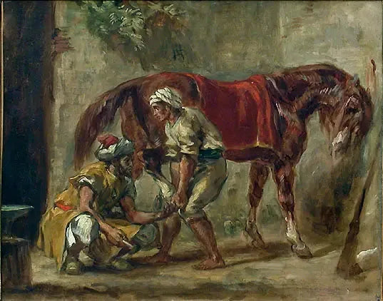 O ferreiro - Eugène Delacroix