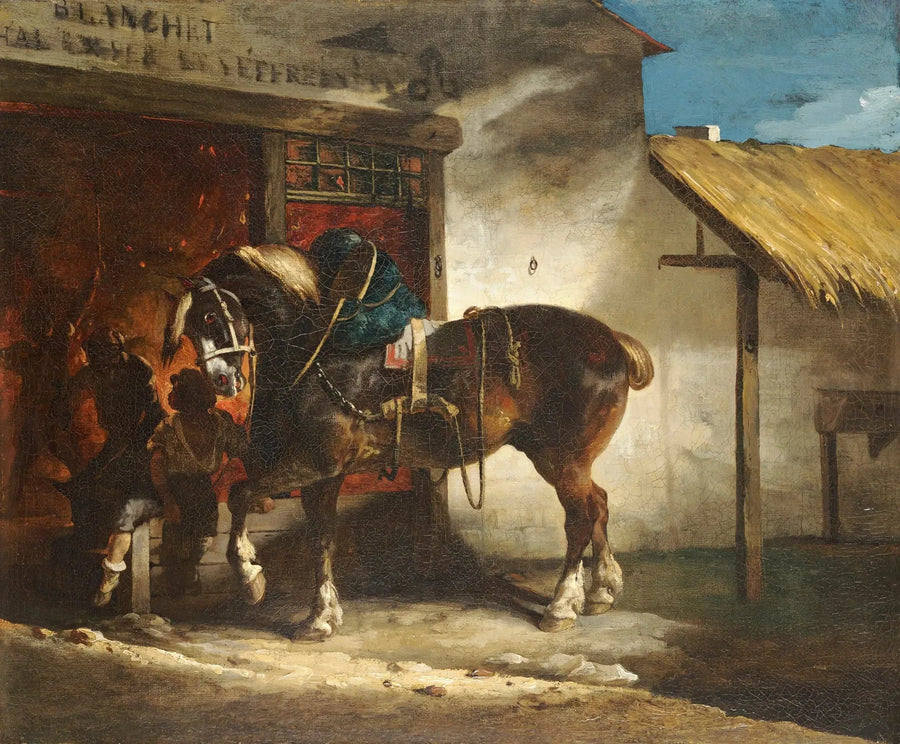 O ferreiro - Théodore Géricault