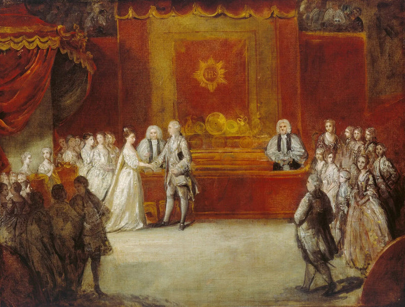 O casamento de George III - Joshua Reynolds