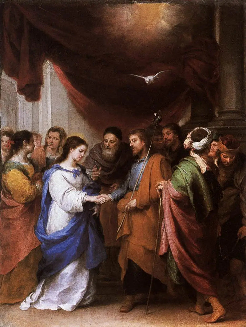 O Casamento da Virgem - Bartolomé Esteban Murillo