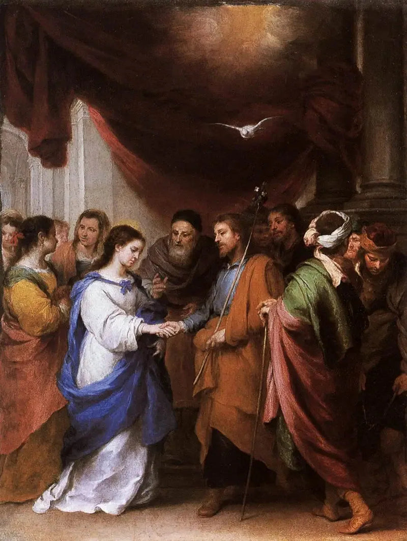 O Casamento da Virgem - Bartolomé Esteban Murillo