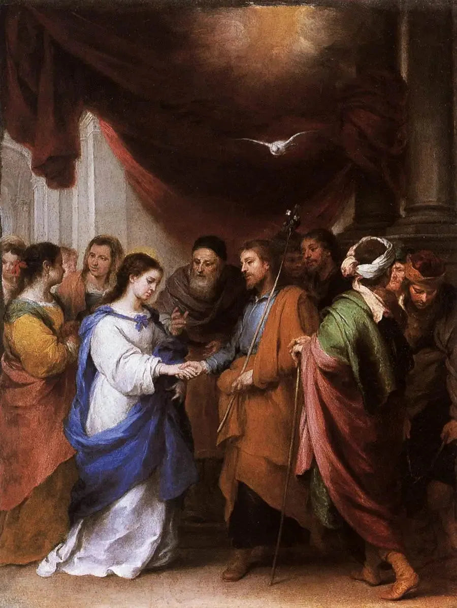 O Casamento da Virgem - Bartolomé Esteban Murillo