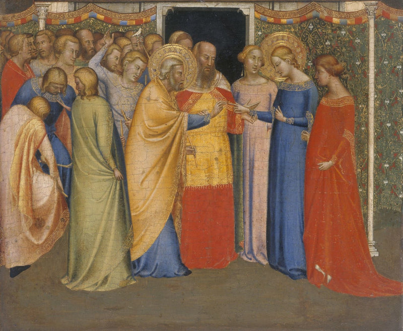 O Casamento da Virgem - Bernardo Daddi