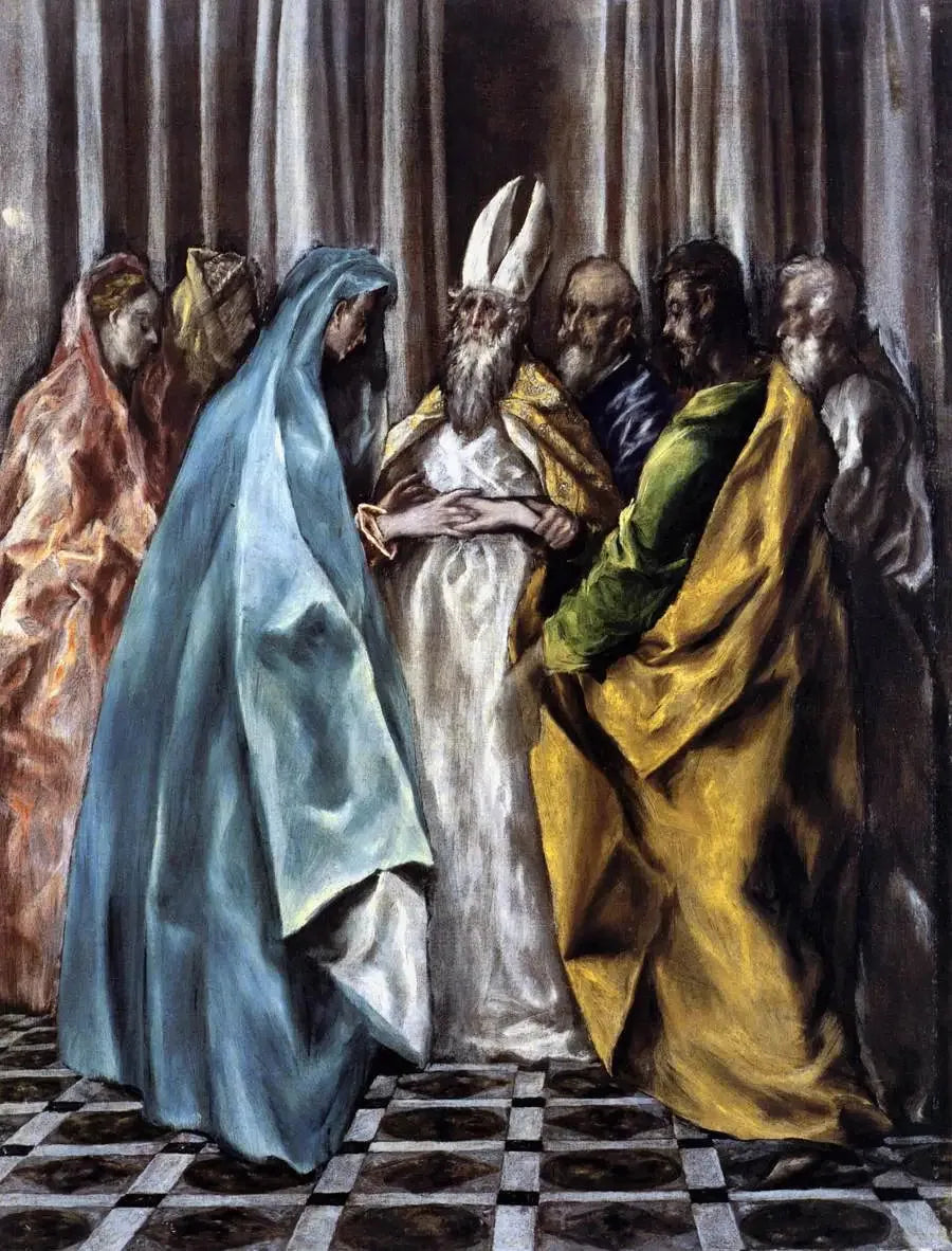 O Casamento da Virgem - El Greco