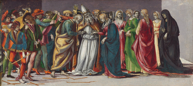 O Casamento da Virgem - Luca Signorelli