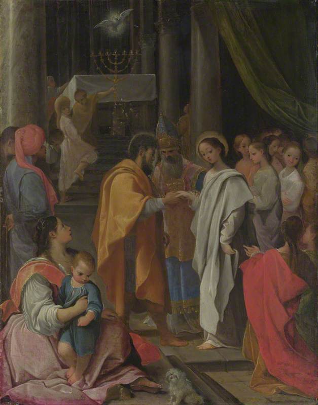 O Casamento da Virgem - Ludovico Carracci
