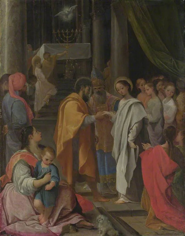 O Casamento da Virgem - Ludovico Carracci