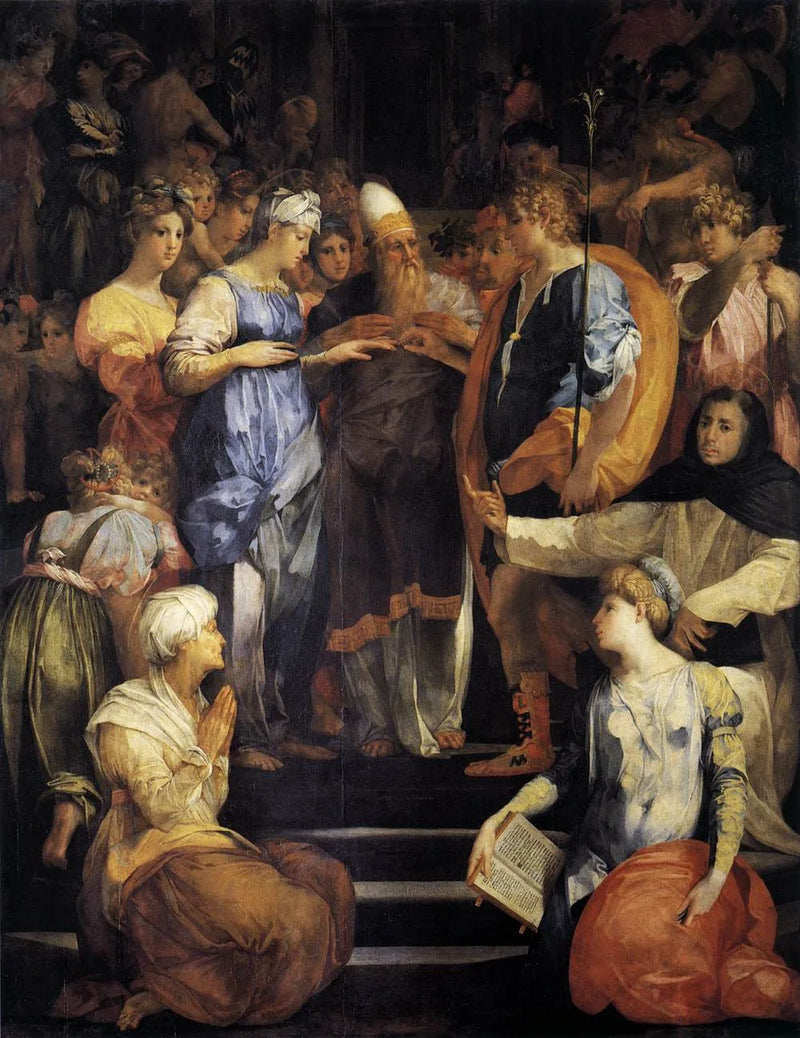 O Casamento da Virgem - Rosso Fiorentino