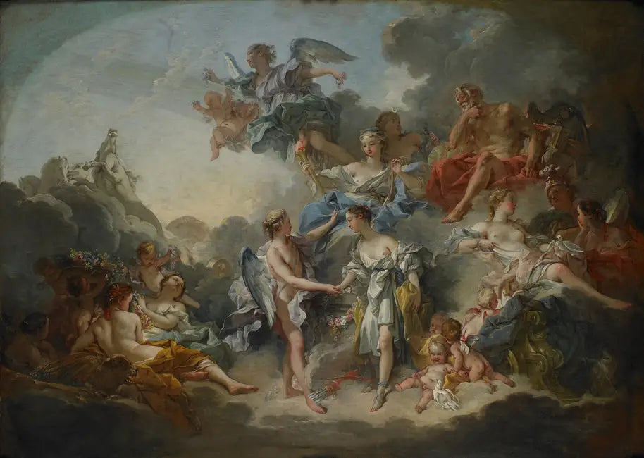 Le Mariage de l’Amour et Psyché - François Boucher - Alpha Reproduction