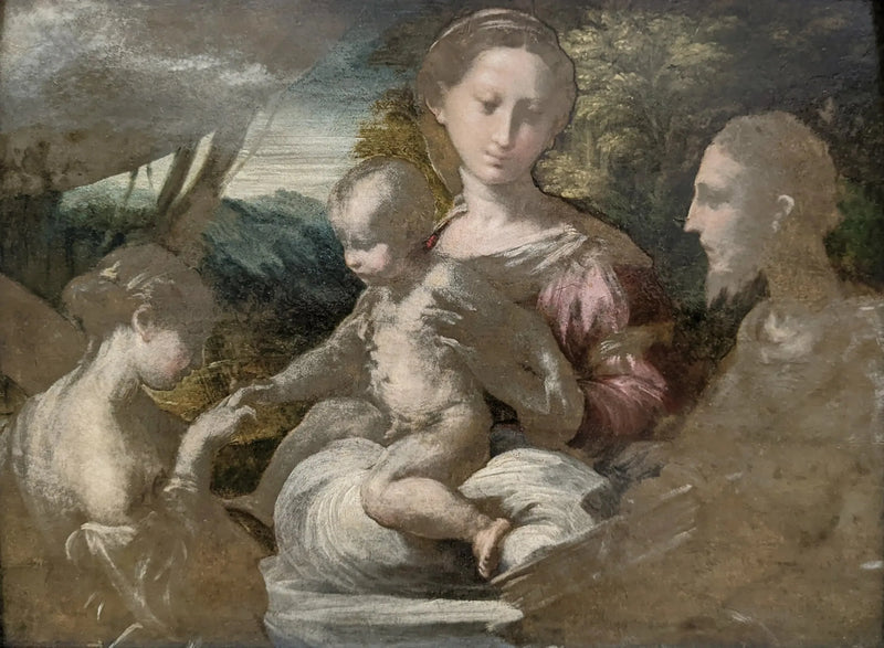 O Casamento Místico de Santa Catarina - Parmigianino