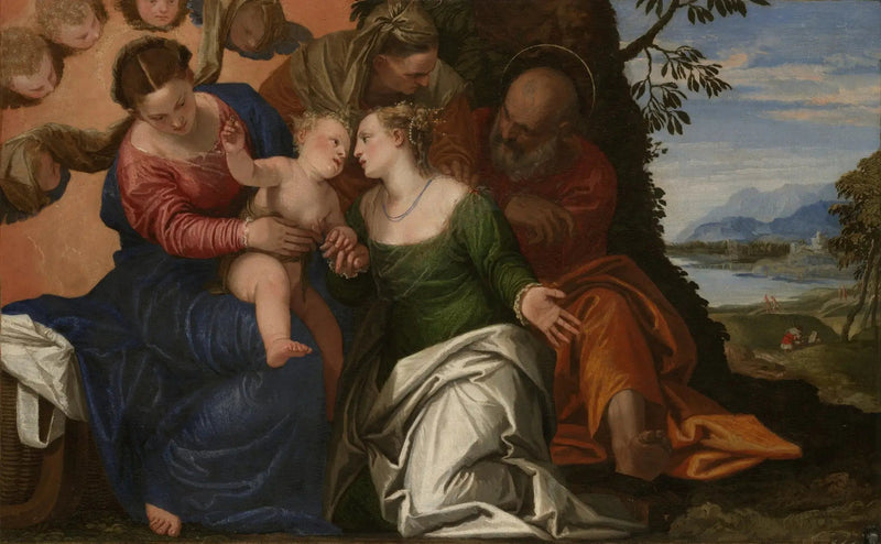 O Casamento Místico de Santa Catarina - Paulo Véronèse