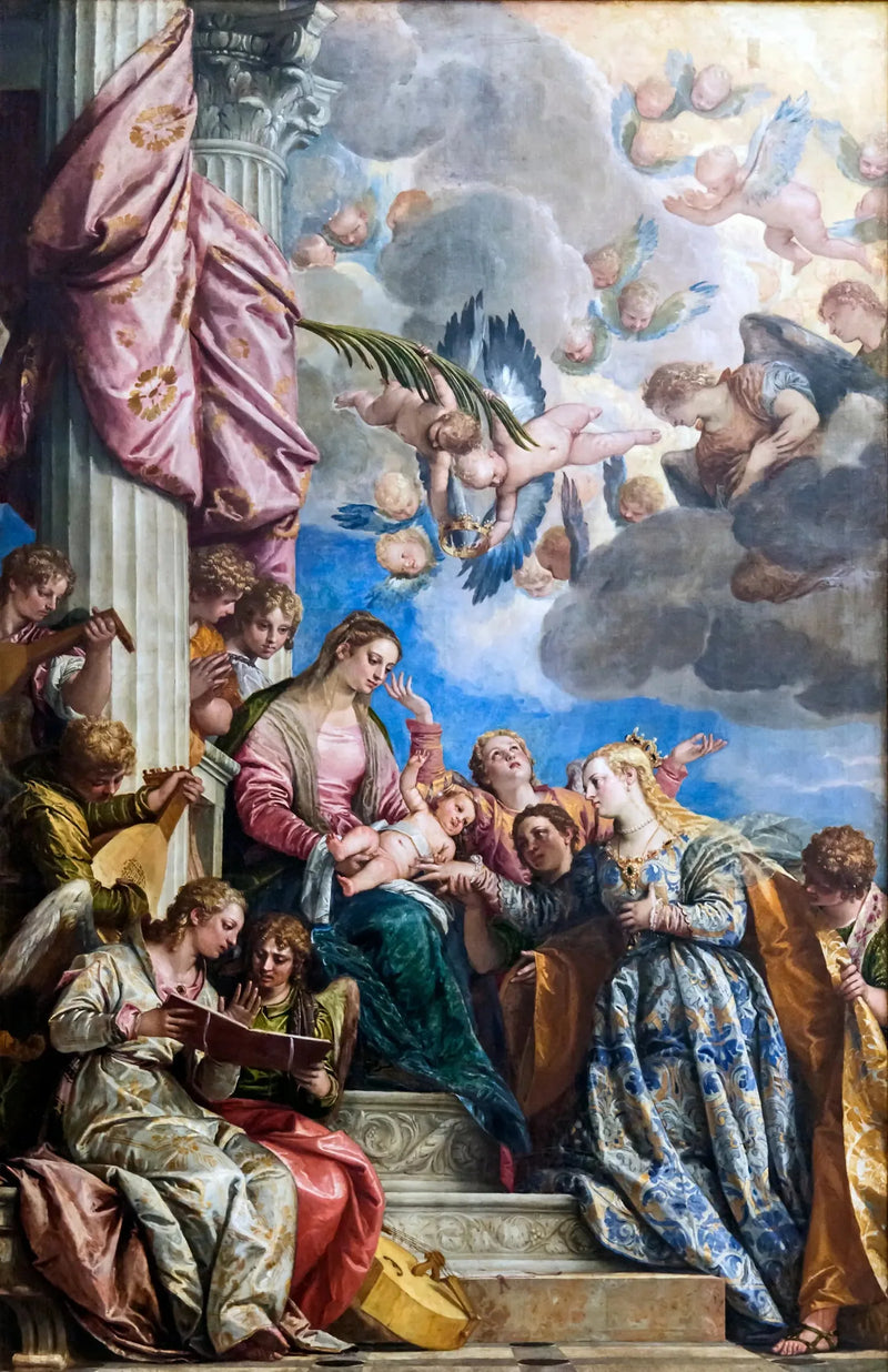 O Casamento Místico de Santa Catarina - Paulo Véronèse