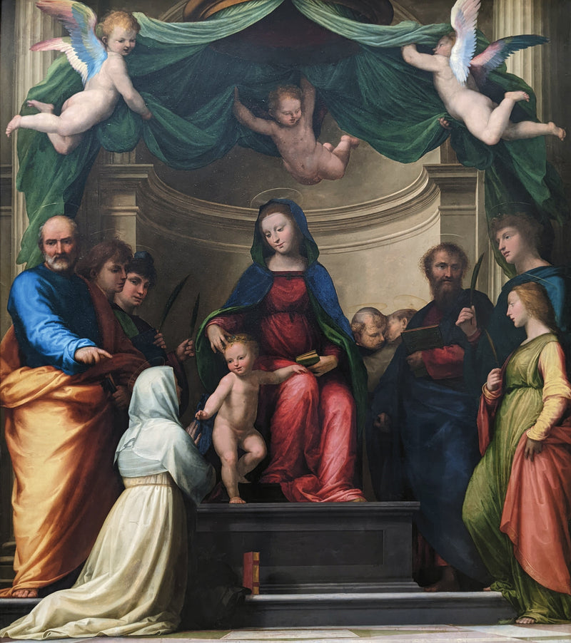 O Casamento Místico de Santa Catarina de Sena - Fra Bartolomeo