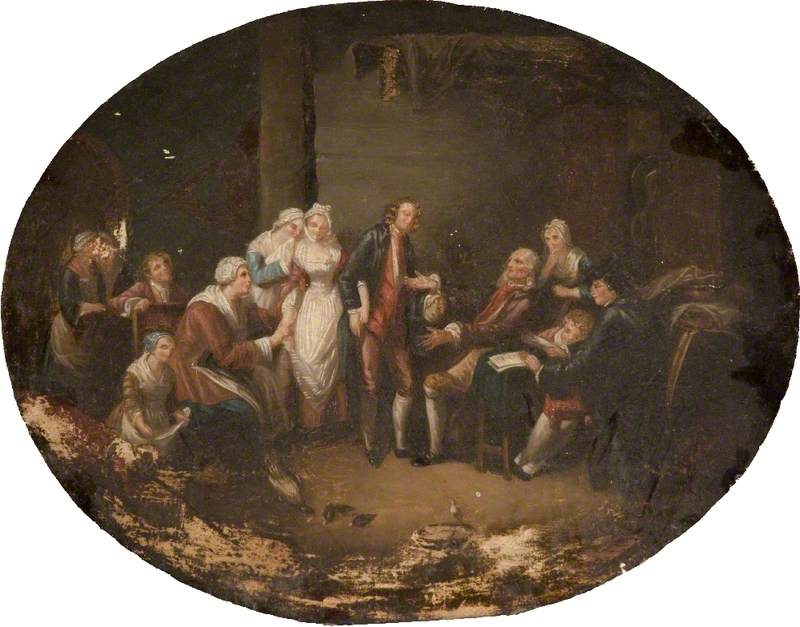 O noivo da aldeia - Jean-Baptiste Greuze
