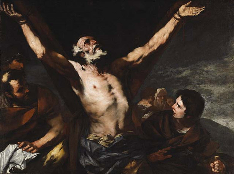 O martírio de São André - Luca Giordano