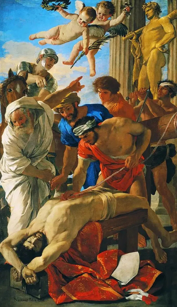 O Martírio de São Erasmo - Nicolas Poussin