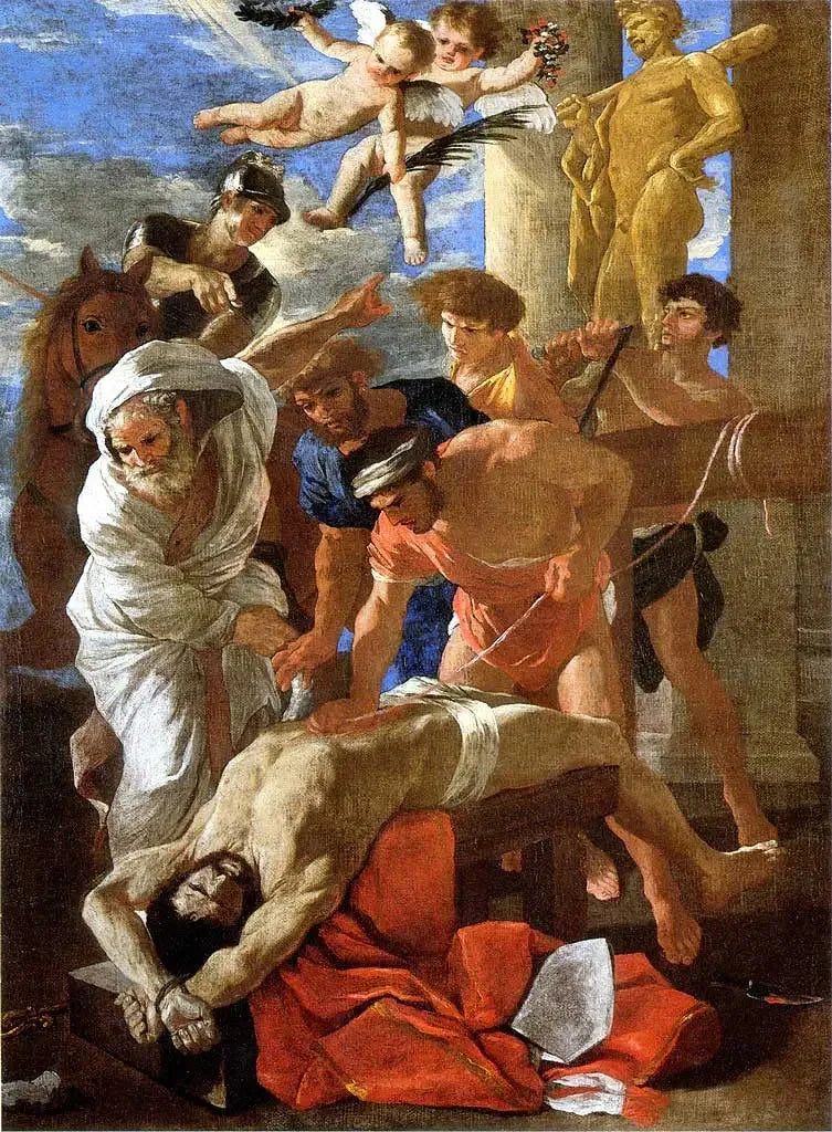 O Martírio de São Erasmo - Nicolas Poussin