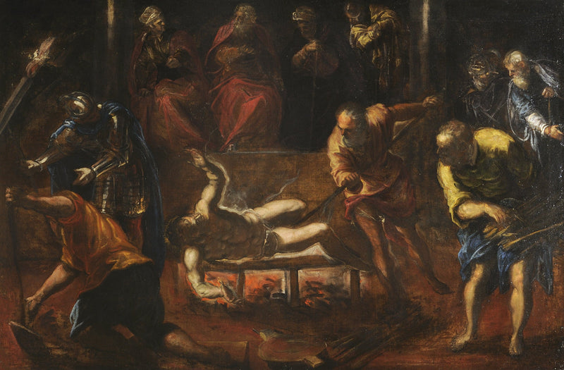 O martírio de São Lourenço - Jacopo Tintoretto
