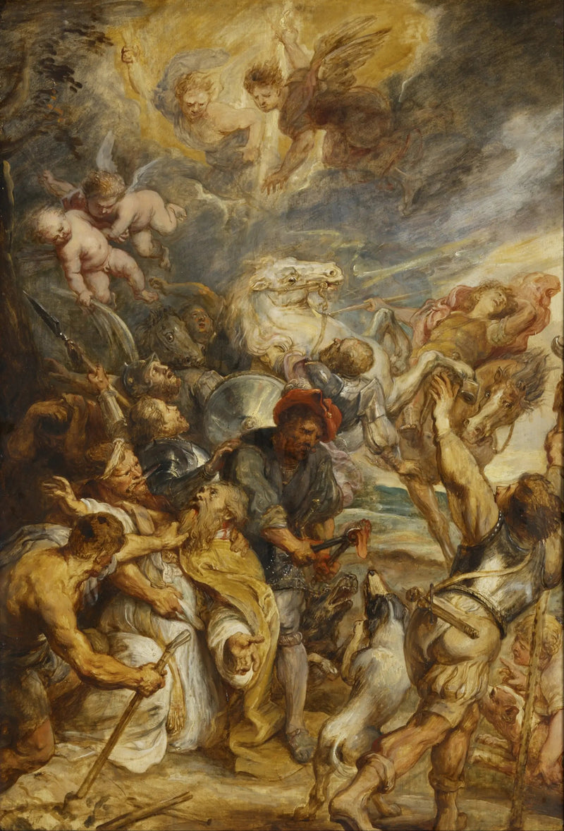 O martírio de São Livino - Peter Paul Rubens