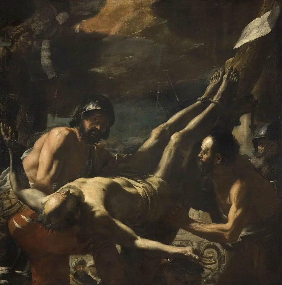 O martírio de São Pedro - Mattia Preti