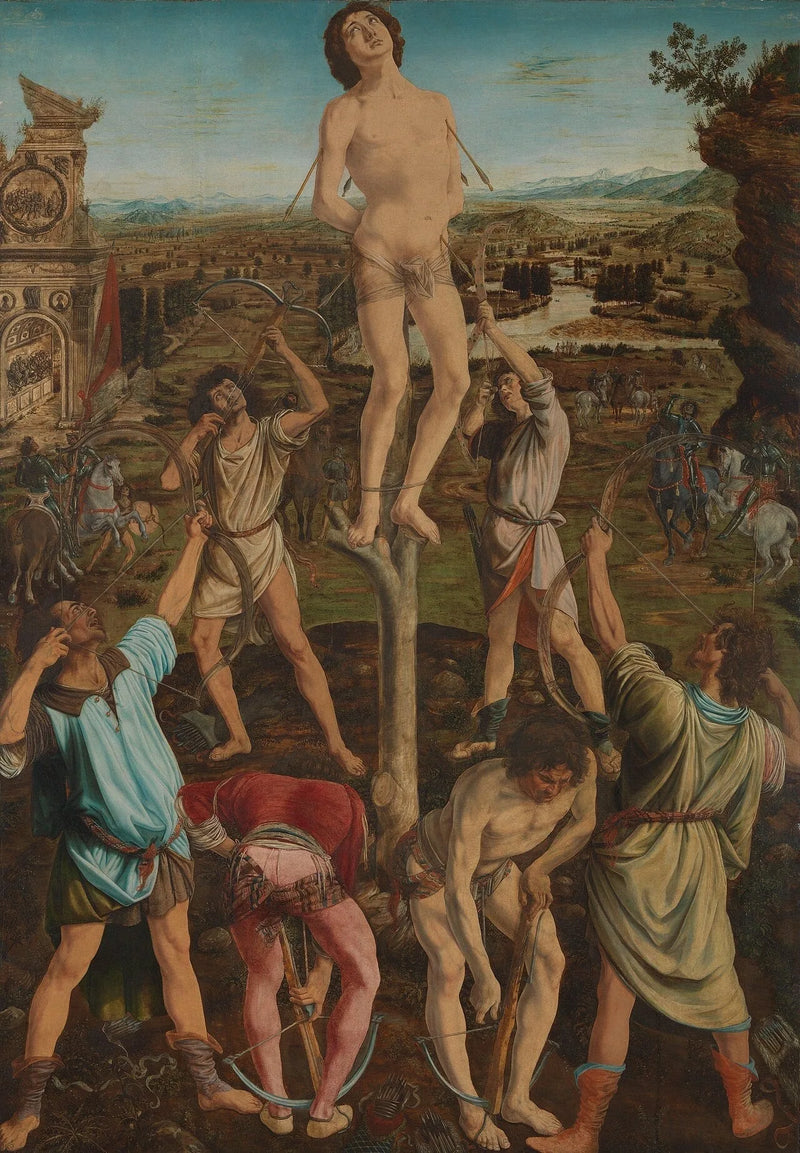 A Morte de São Sebastião - Antonio Pollaiuolo
