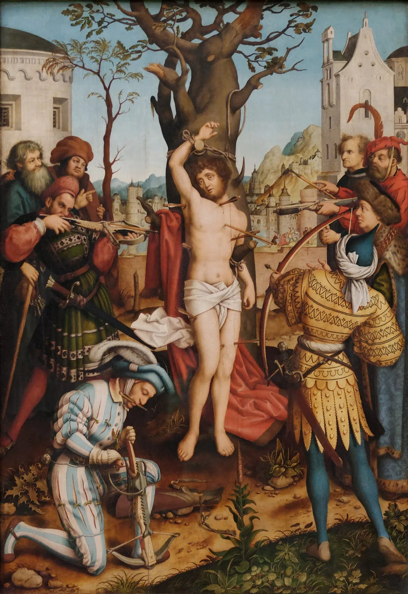 O martírio de Santo Sebastião - Hans Holbein o Velho