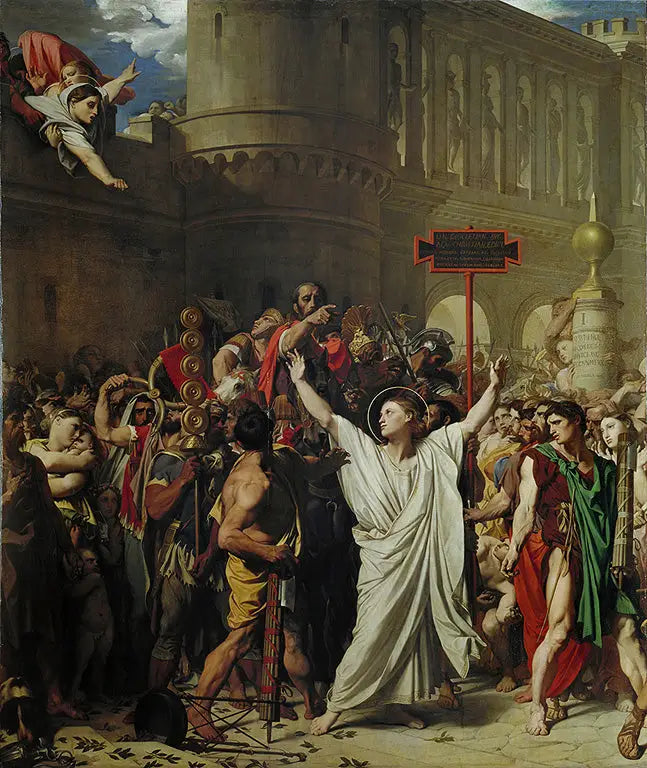 O Martírio de São Sifônio - Jean-Auguste-Dominique Ingres