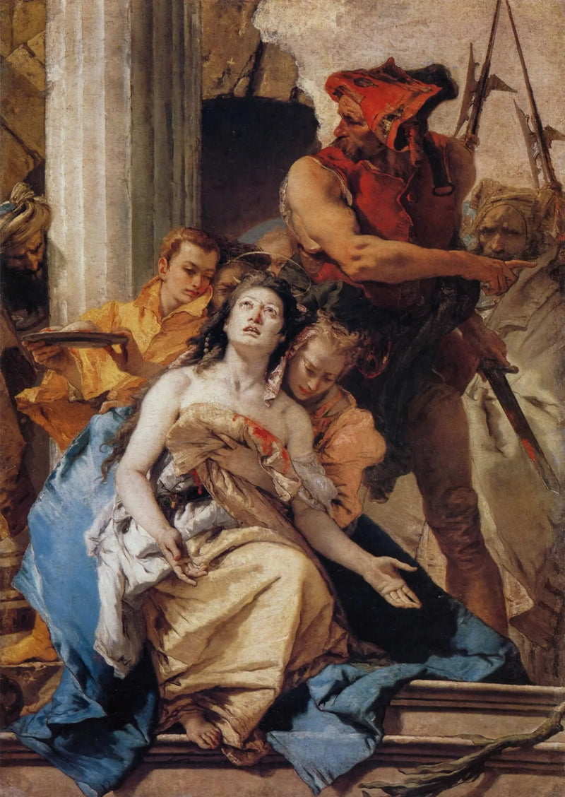 O Martírio de Santa Ágata - Giovanni Battista Tiepolo