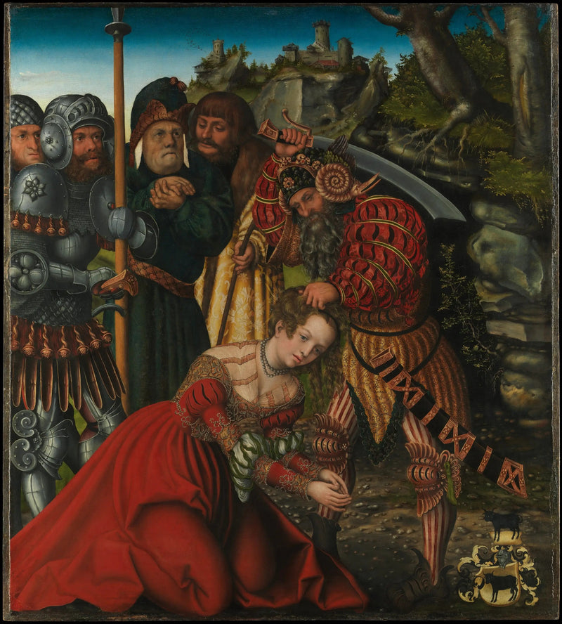 O Martírio de Santa Bárbara - Lucas Cranach, o Velho