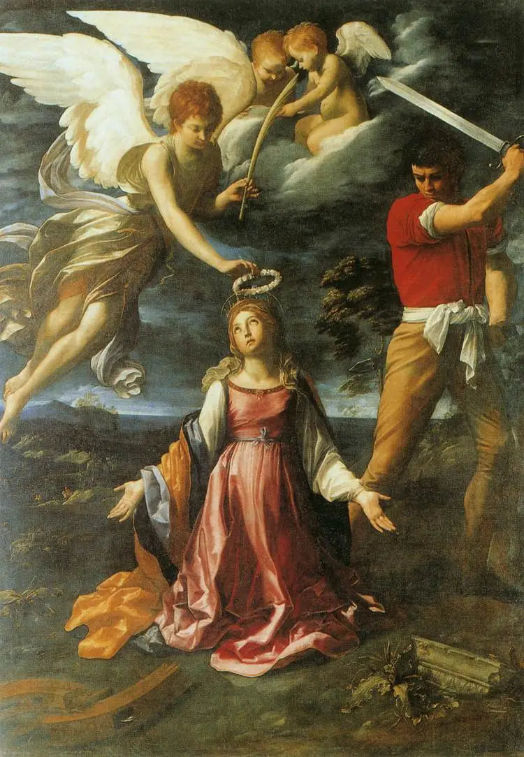 O martírio de Santa Catarina de Alexandria - Guido Reni
