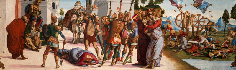 O martírio de Santa Catarina de Alexandria - Luca Signorelli