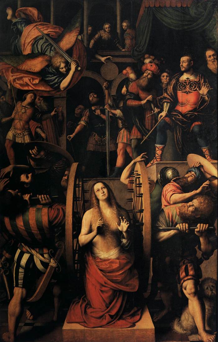 O martírio de Santa Catarina - Gaudenzio Ferrari