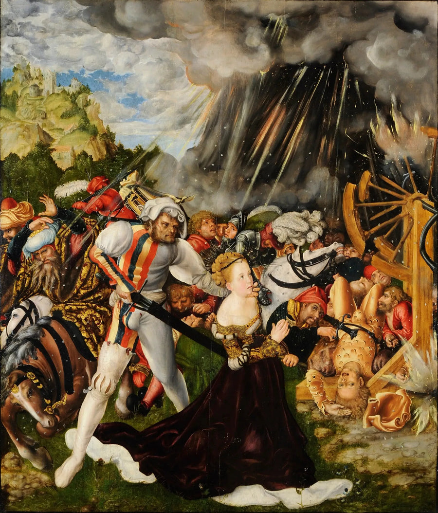 O martírio de Santa Catarina - Lucas Cranach, o Velho