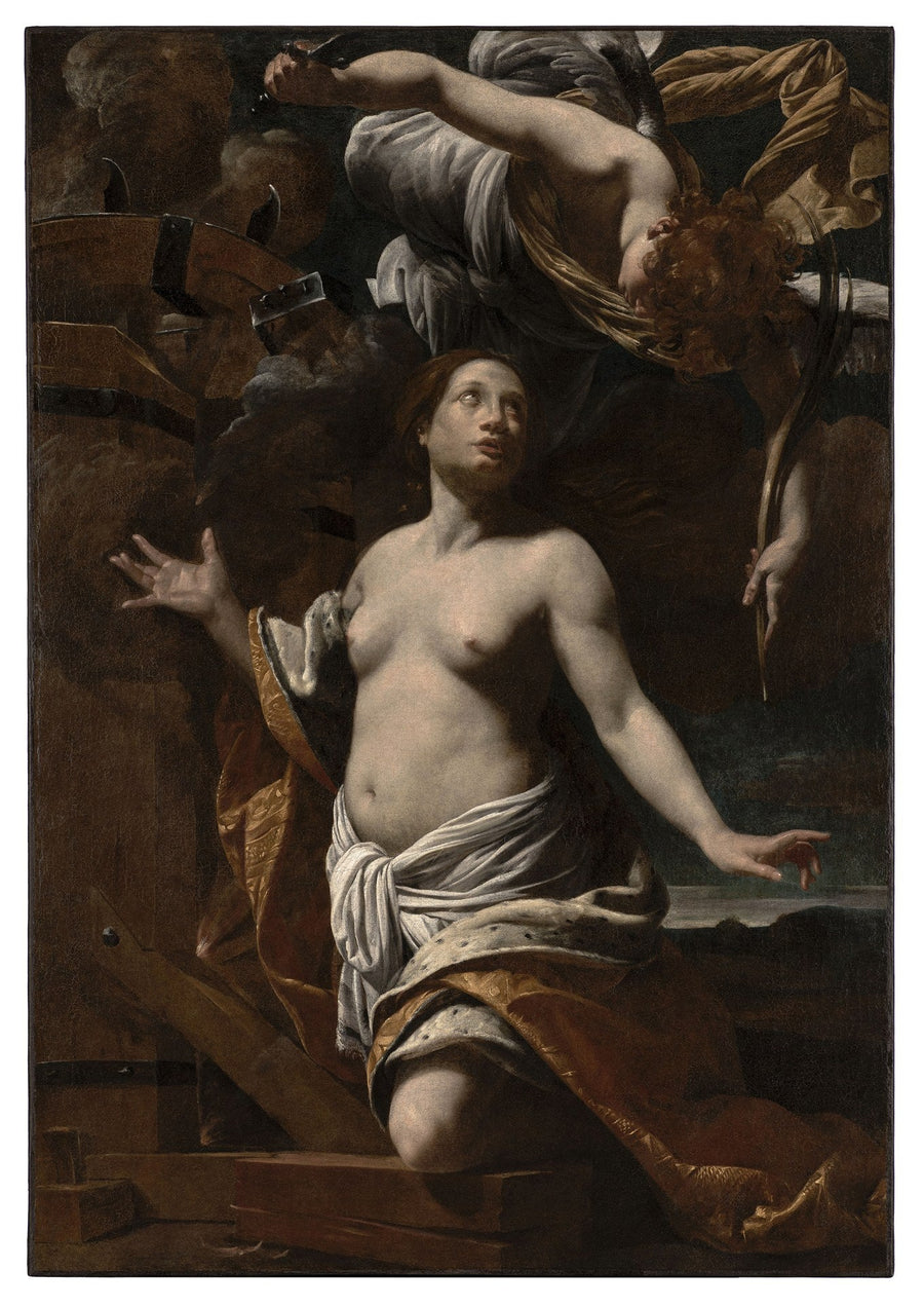 O martírio de Santa Catarina - Simon Vouet