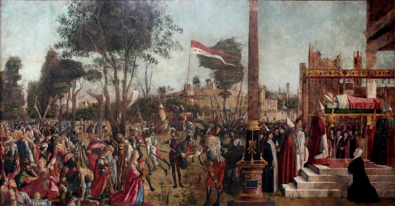 O Martírio dos Peregrinos e os Funeral de Santa Úrsula - Vittore Carpaccio