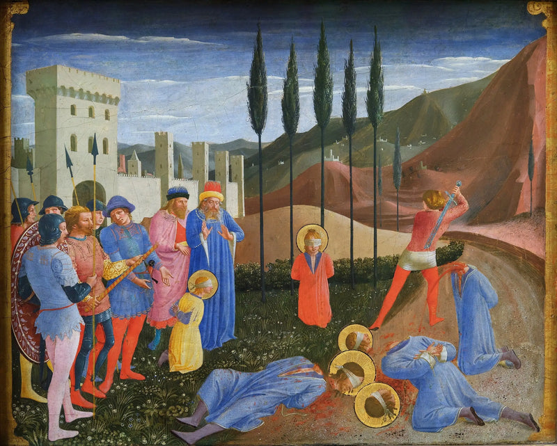 O Martírio dos santos Cosme e Damião - Fra Angelico