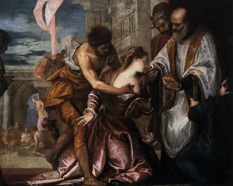 O Martírio e a Última Comunhão de Santa Lúcia - Paul Véronèse