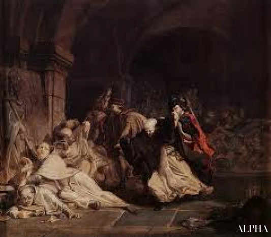 Le massacre des moines de Tamond - Lawrence Alma-Tadema Reproductions de tableaux à la peinture à l’huile