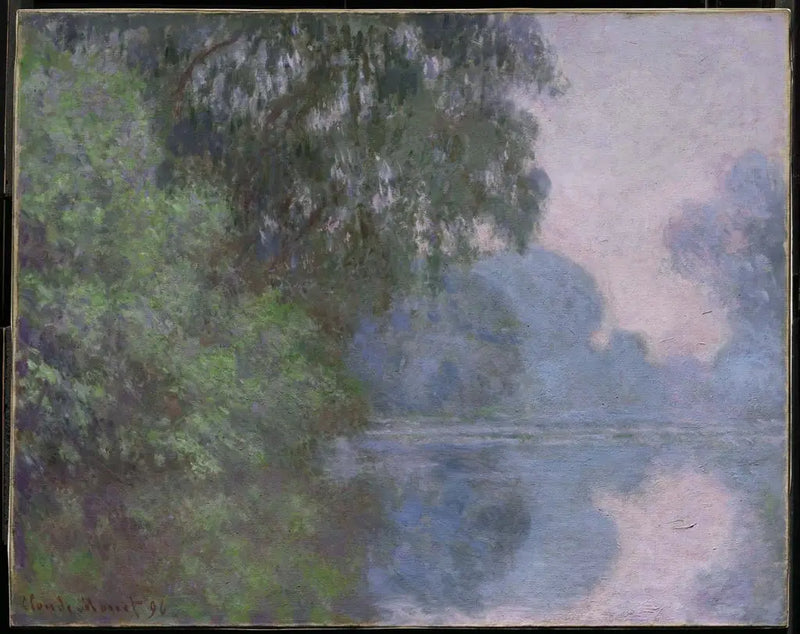 Manhã no Sena, perto de Giverny - Claude Monet