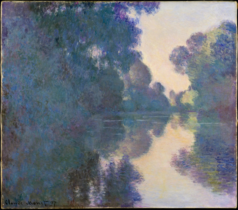 Manhã no Sena perto de Giverny - Claude Monet