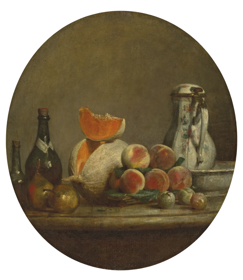 O Melão Entamé - Jean Simeón Chardin