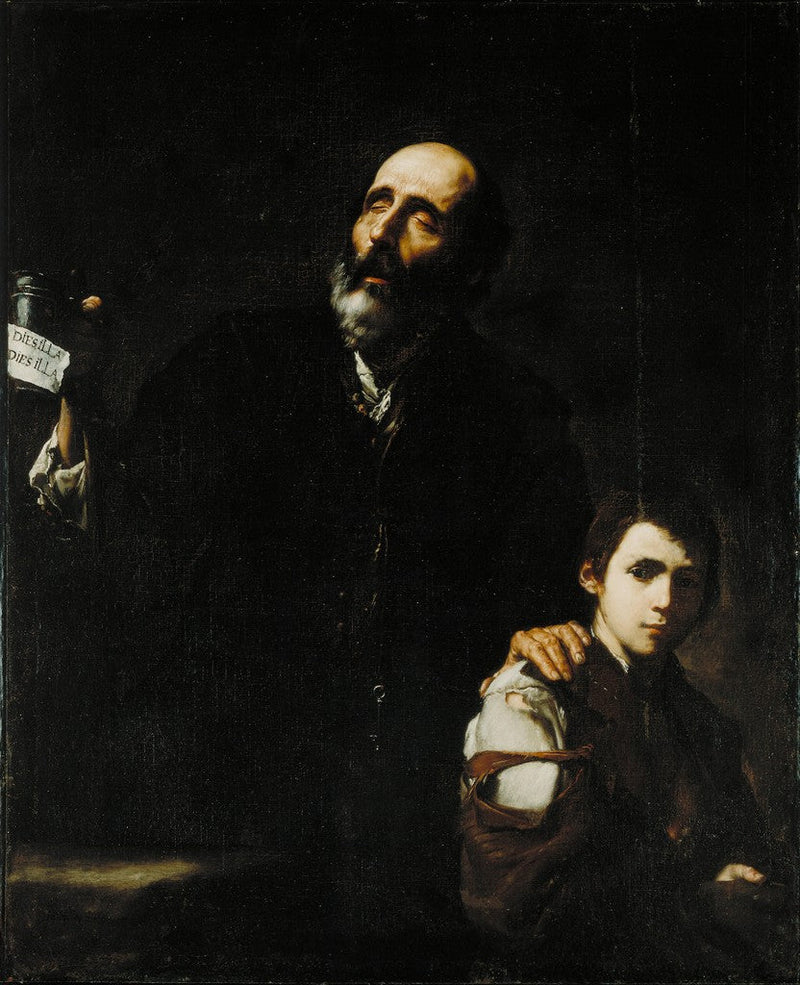 O mendigo cego e seu menino - Jusepe de Ribera