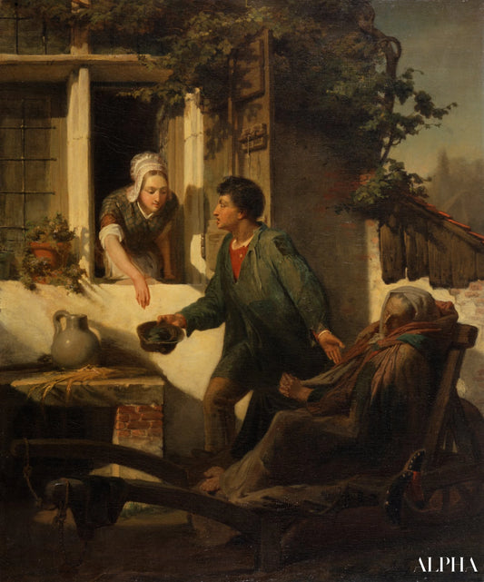 Le mendiant aveugle - Lawrence Alma-Tadema Reproductions de tableaux à la peinture à l’huile