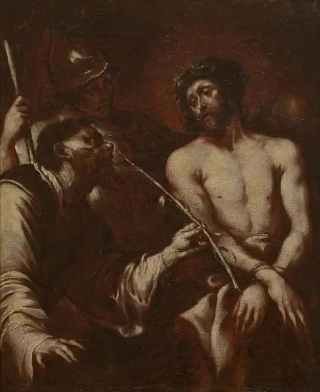 O desprezo de Cristo (Cristo zombado) - Antoine van Dyck