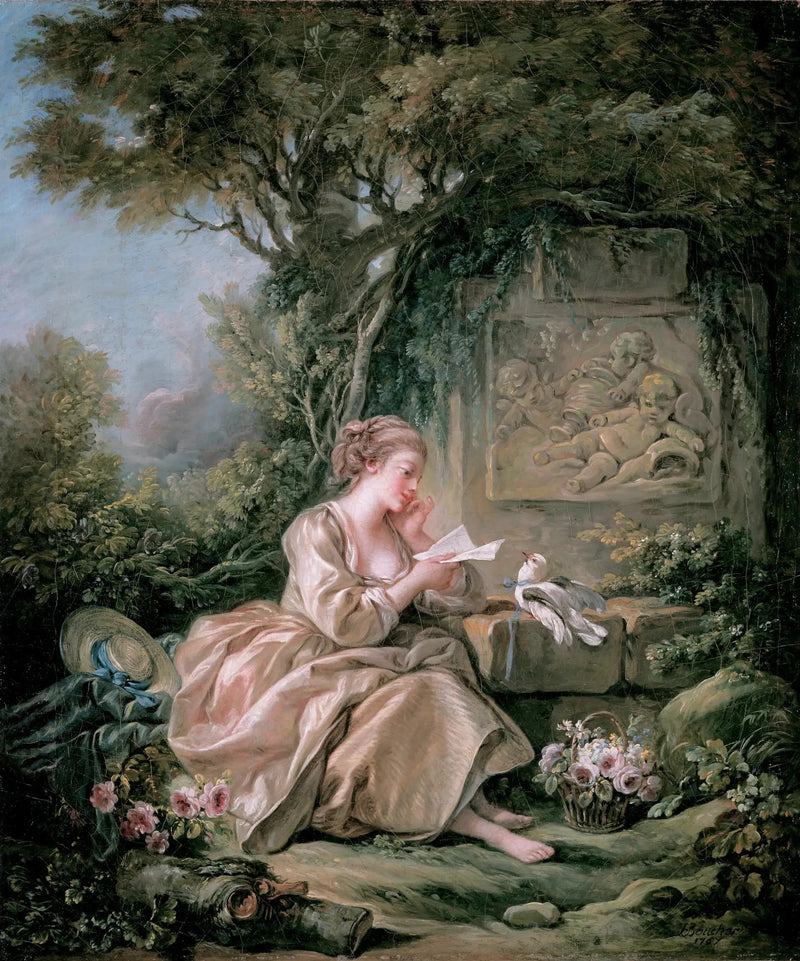 O mensageiro discreto - François Boucher