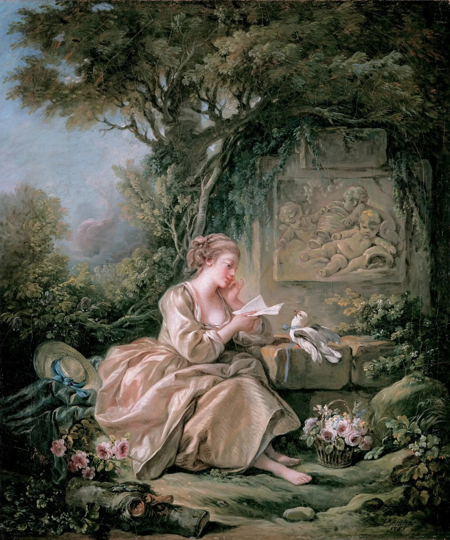 O mensageiro discreto - François Boucher