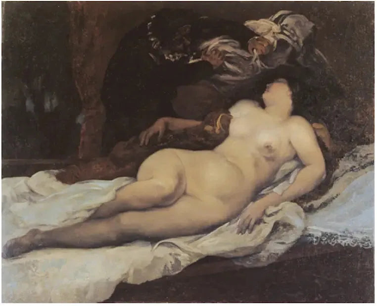 O assassinato de Desdémona - Gustave Courbet