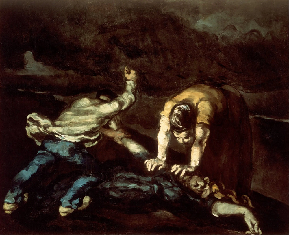 Reproduction du tableau « Le Meurtre - Paul Cézanne » par Alpha Reproduction en peinture à l’huile